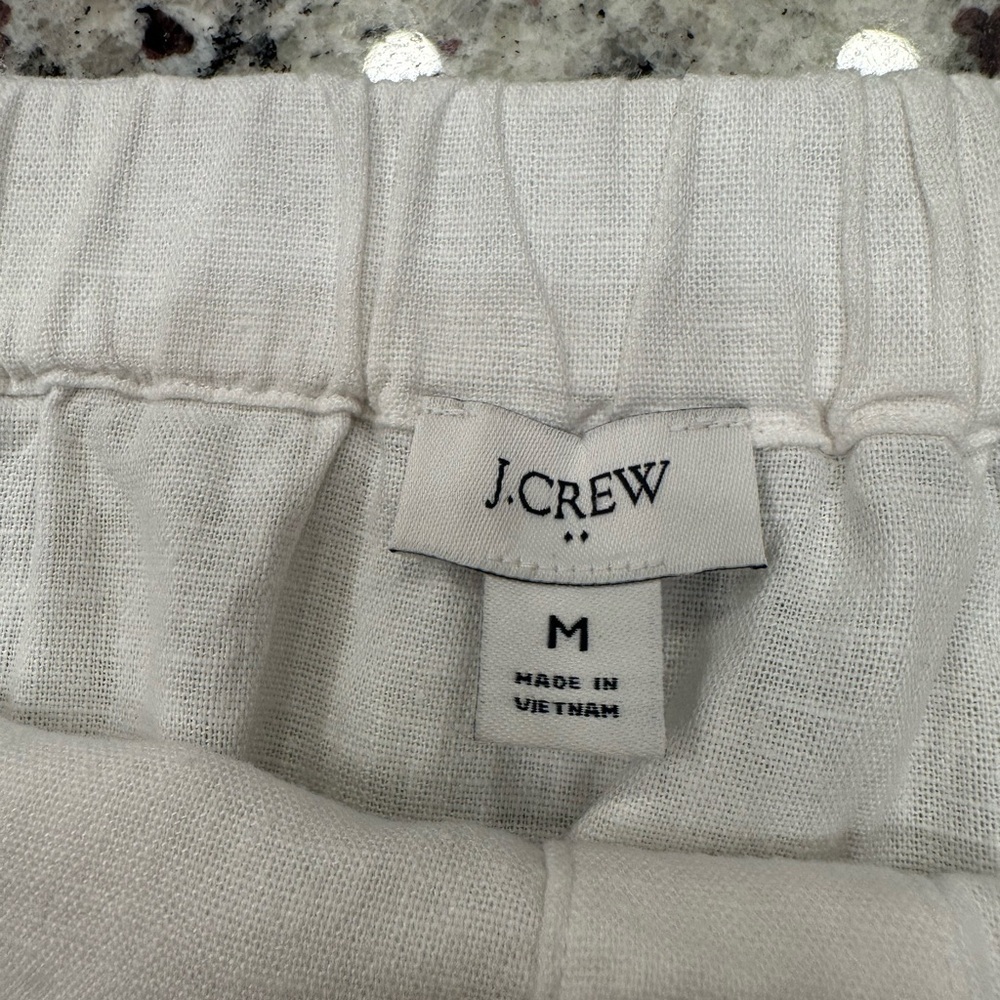 J. Crew White Button-Front Ruffle Blouse - Picture 5 of 8